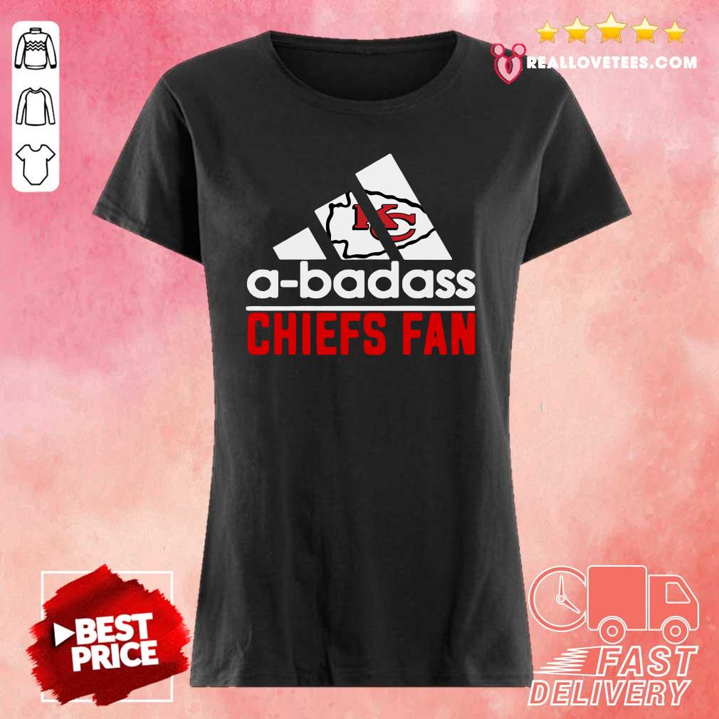 Great NFL Kansas City Chiefs A-badass Chiefs Fan Adidas Shirt - Image 3