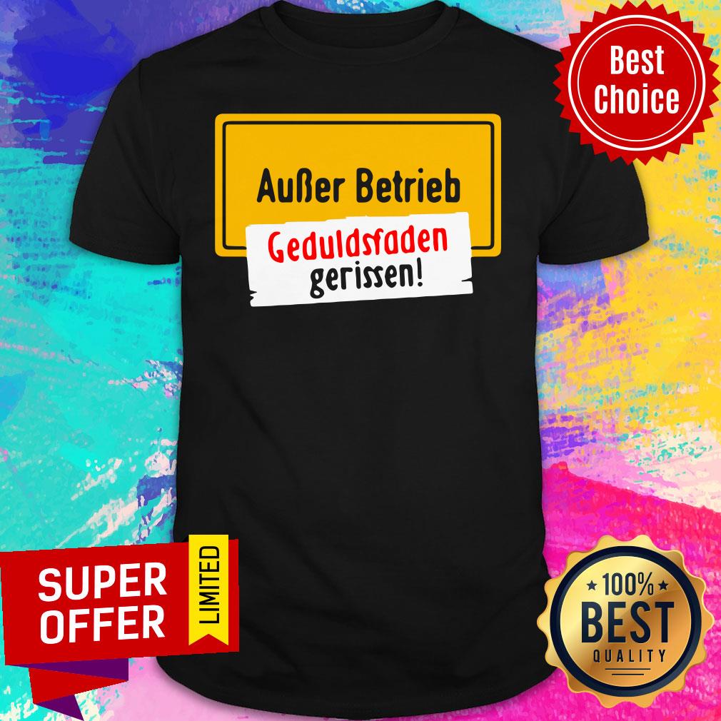 Premium Auber Beried Geduldsfaden Gerissen Shirt