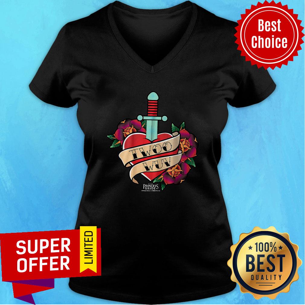 Top Ladies Twoo Wuv Princess Bride Shirt - Image 3