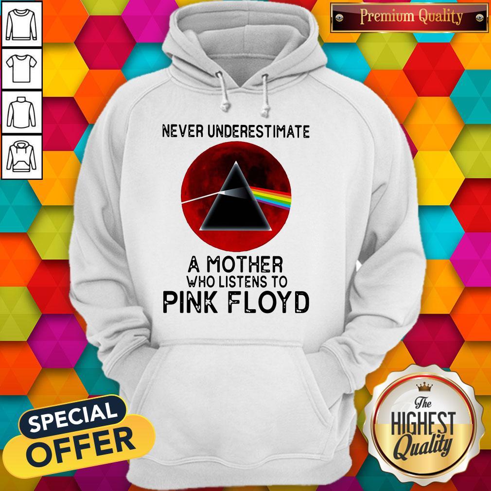 Never Underestimate A Mother Her Who Listens To Pink Floyd Shirt - Image 2