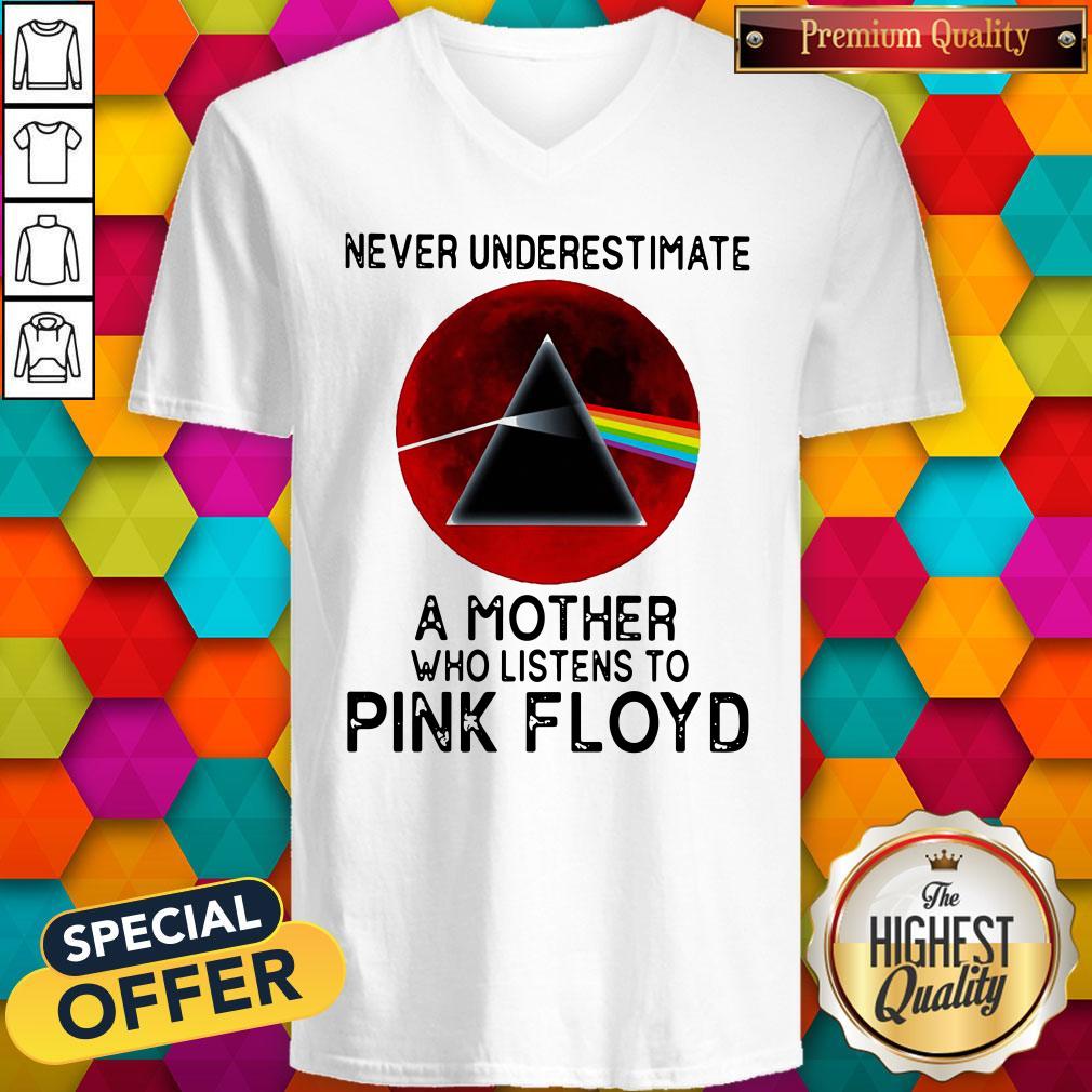 Never Underestimate A Mother Her Who Listens To Pink Floyd Shirt - Image 3
