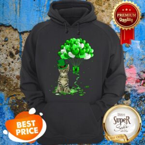 Alternative view of Nice Cat Balloons Heart St. Patrick’s Day 2020 Shirt
