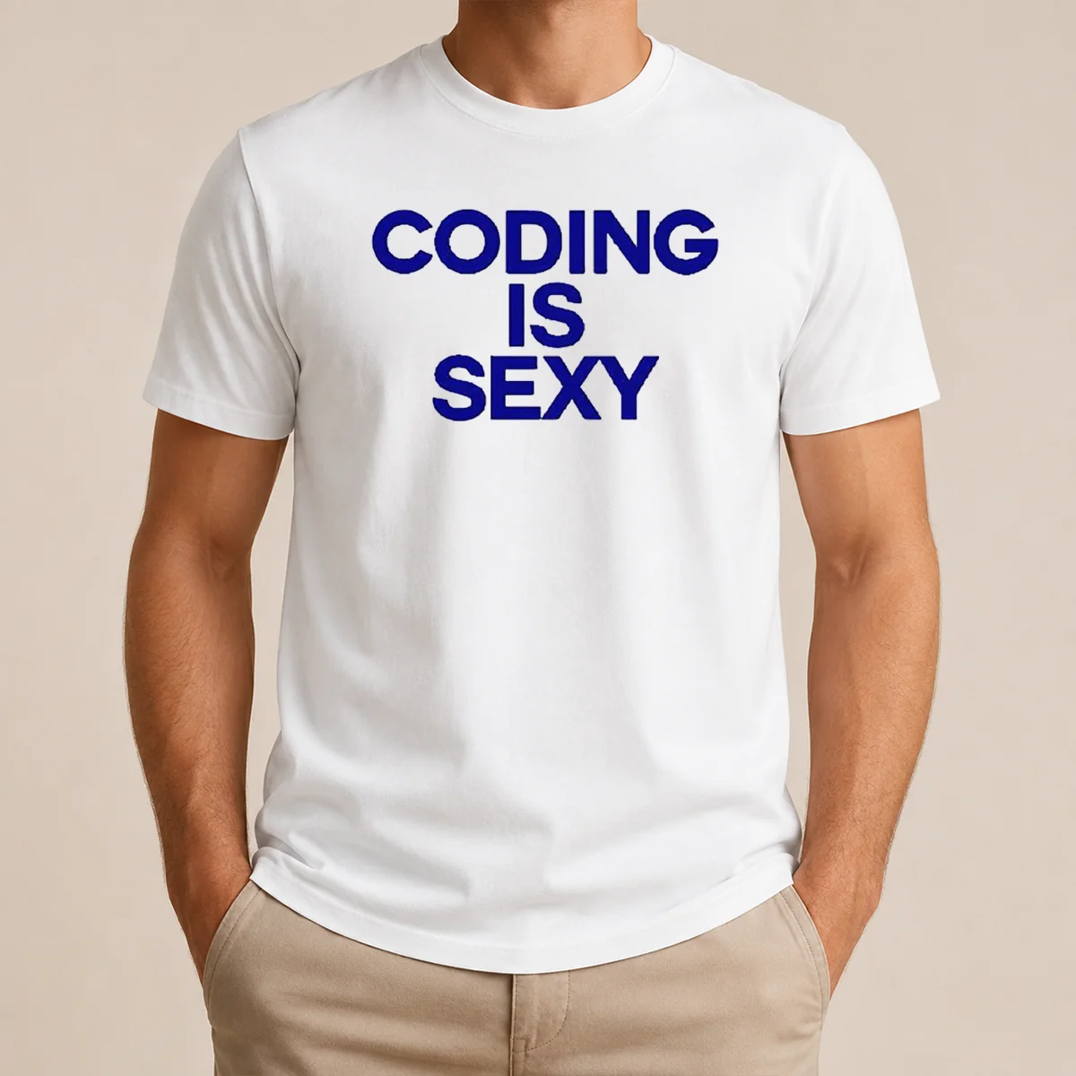 Good Original Coding Is Sexy Text Shirt