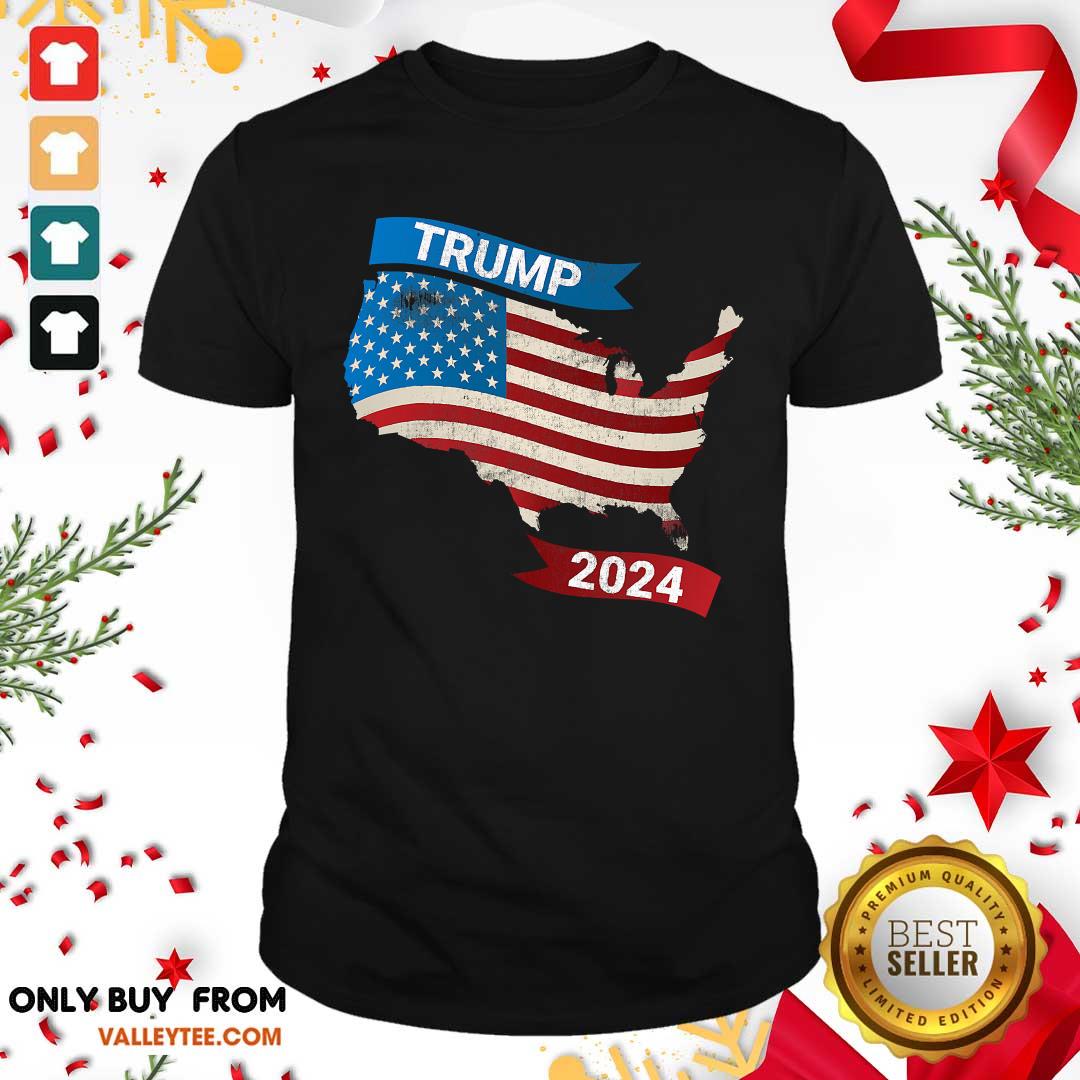 Fantastic Trump 2024 American Flag Vote Shirt