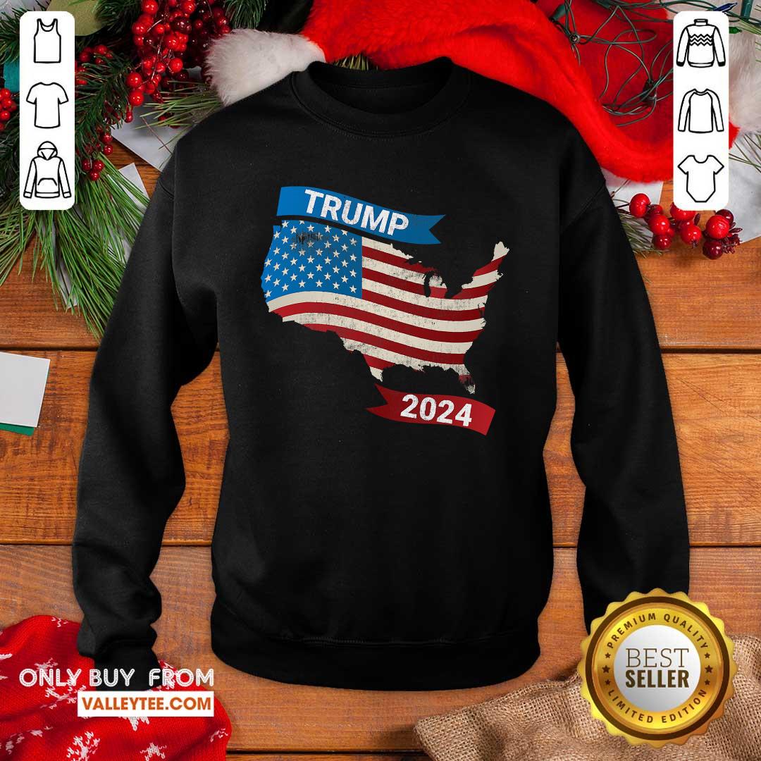 Fantastic Trump 2024 American Flag Vote Shirt - Image 2