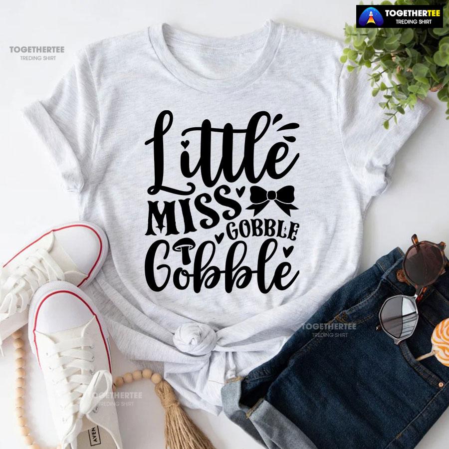 Little Miss Gobble Gobble T-Shirt - Image 4