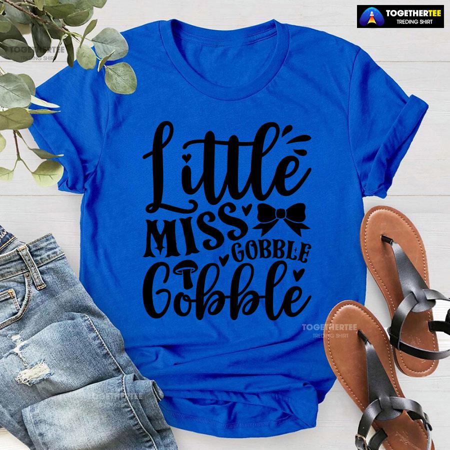 Little Miss Gobble Gobble T-Shirt - Image 7