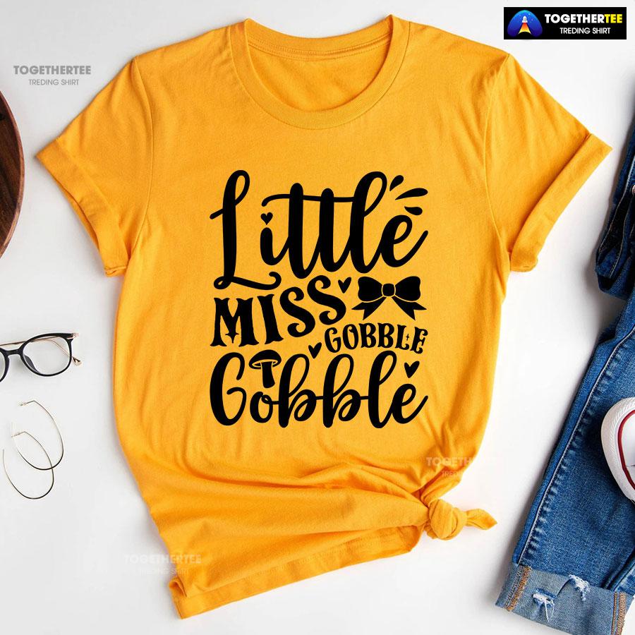 Little Miss Gobble Gobble T-Shirt - Image 10