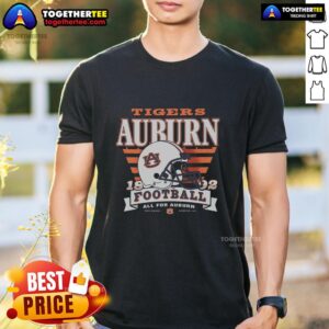 Hot Auburn Tigers Stripe Splash T-Shirt