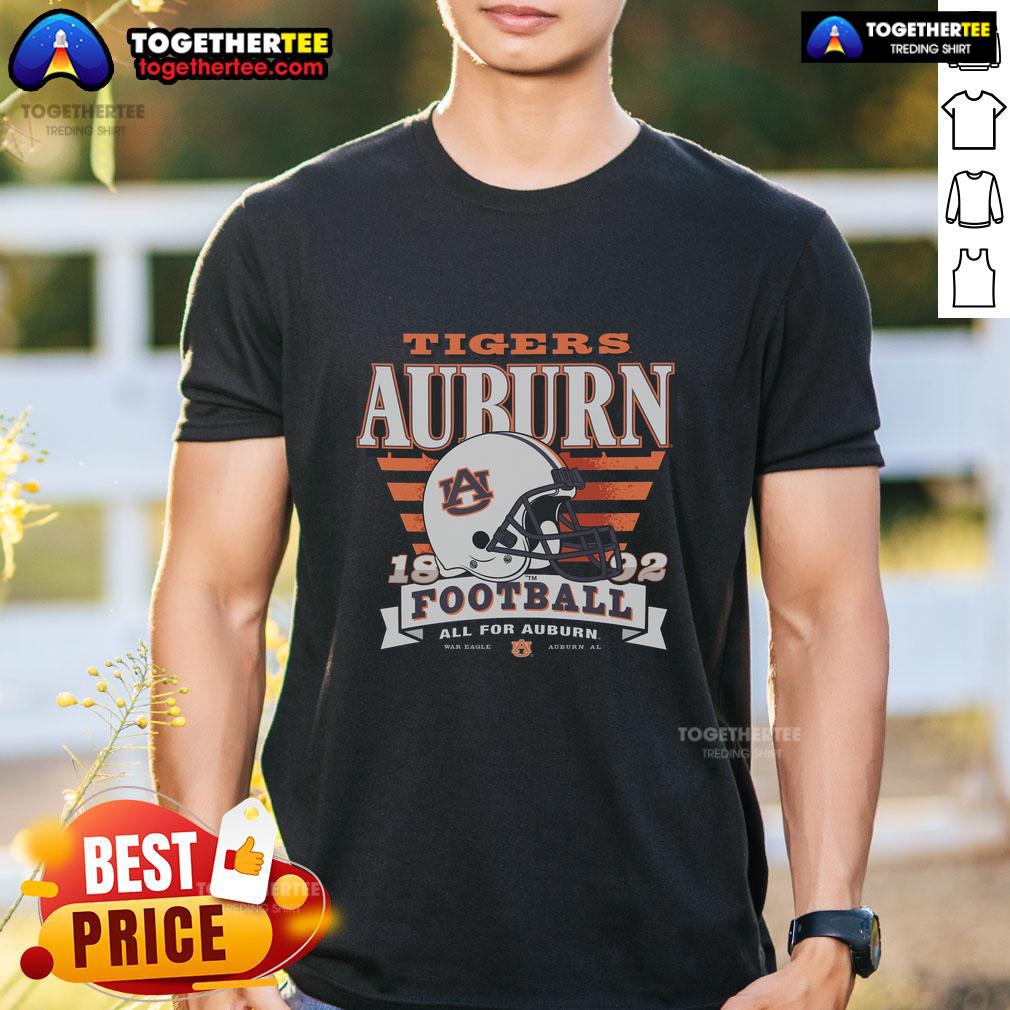 Hot Auburn Tigers Stripe Splash T-Shirt