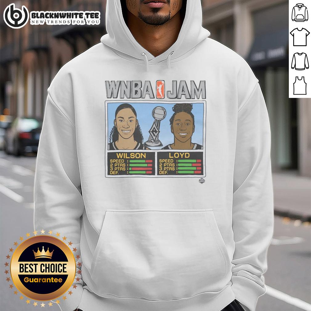 Original WNBA Jam Aces 2025 Champs Wilson And Loyd T-Shirt - Image 2