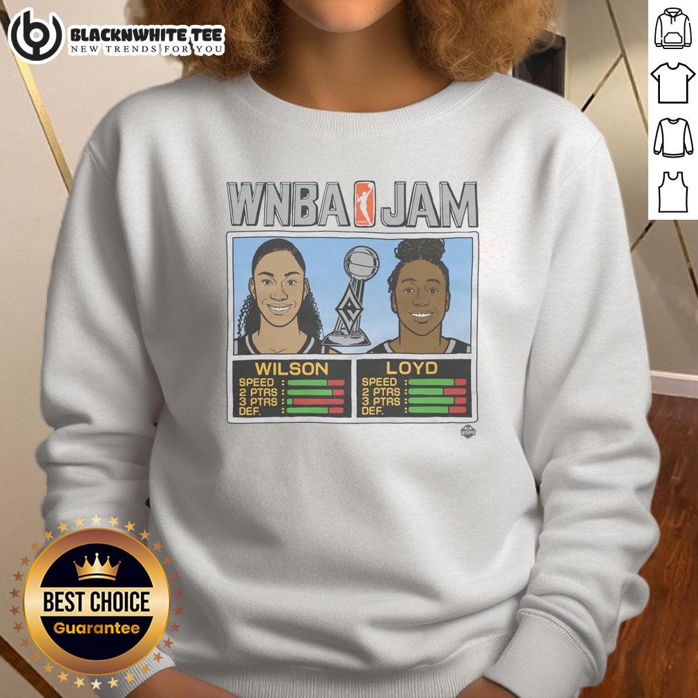 Original WNBA Jam Aces 2025 Champs Wilson And Loyd T-Shirt - Image 5