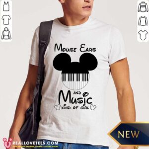 Alternative view of Mickey Mouse Ears And Music Kind Of Girl Shirt