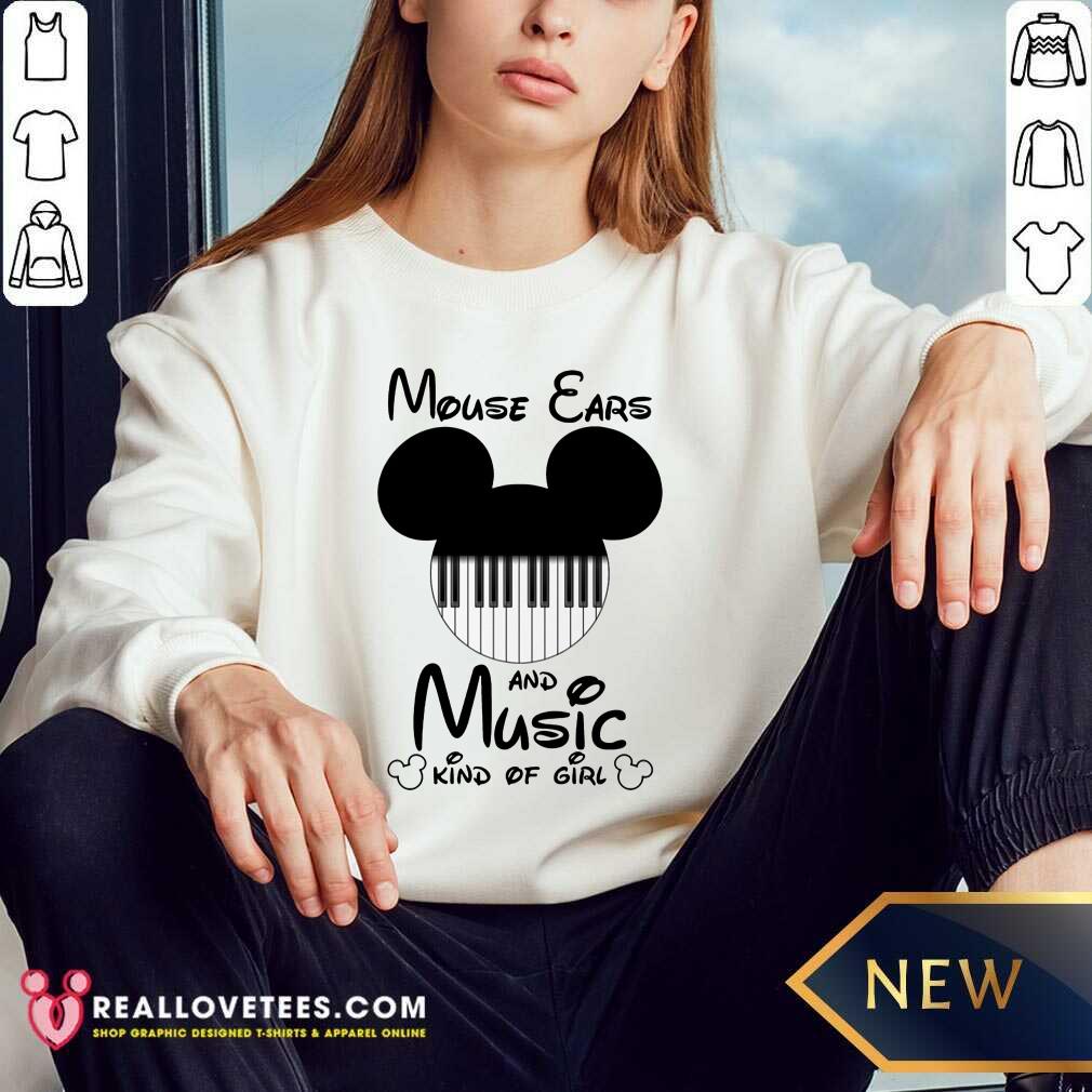 Mickey Mouse Ears And Music Kind Of Girl Shirt