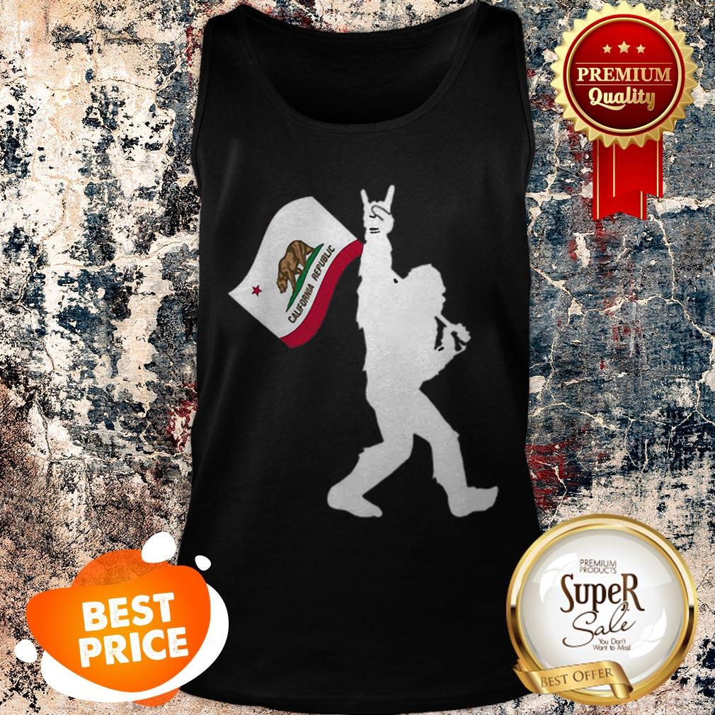 Nice Bigfoot Rock And Roll California Republic Shirt - Image 3
