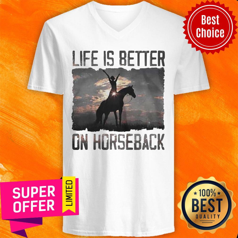 Top Life Is Better On Horseback Shirt - Image 3