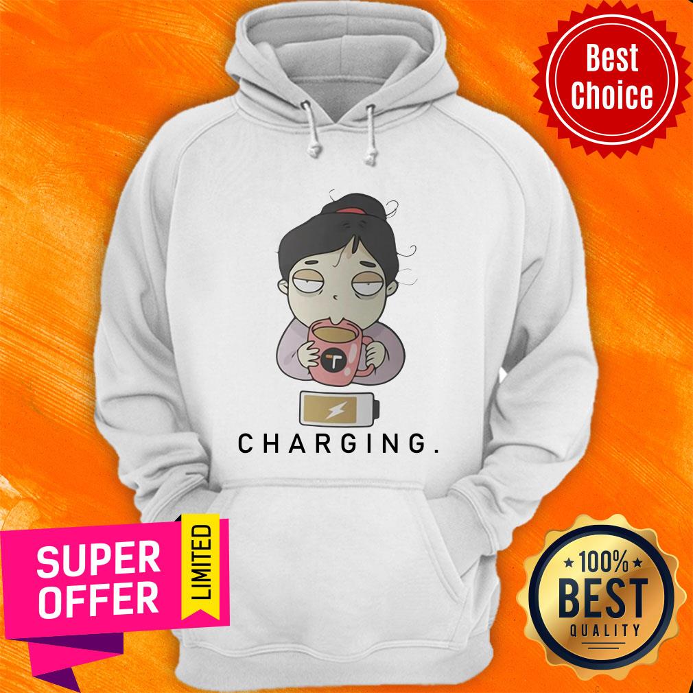 Nice Coffee Charge Female Sublimation Shirt - Image 2