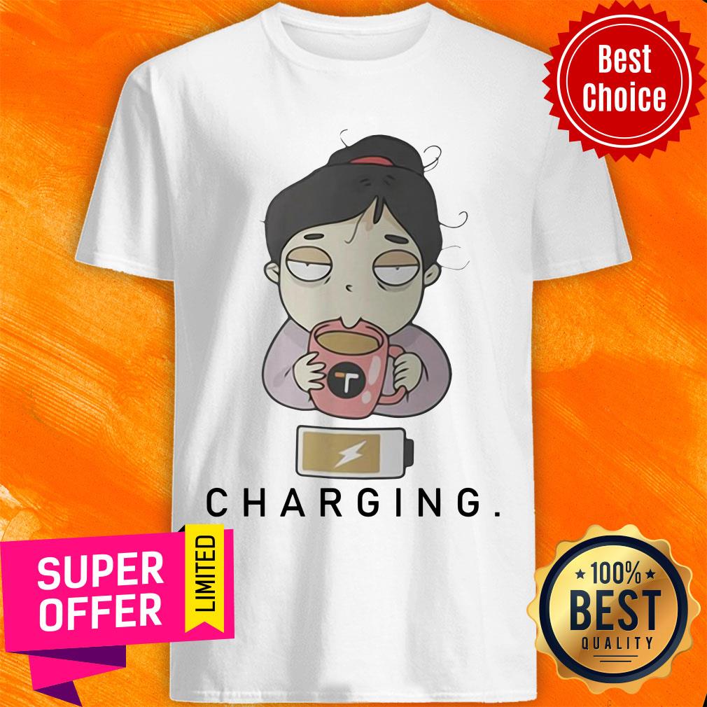 Nice Coffee Charge Female Sublimation Shirt