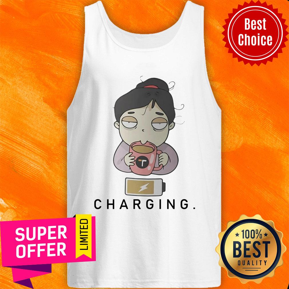 Nice Coffee Charge Female Sublimation Shirt - Image 3