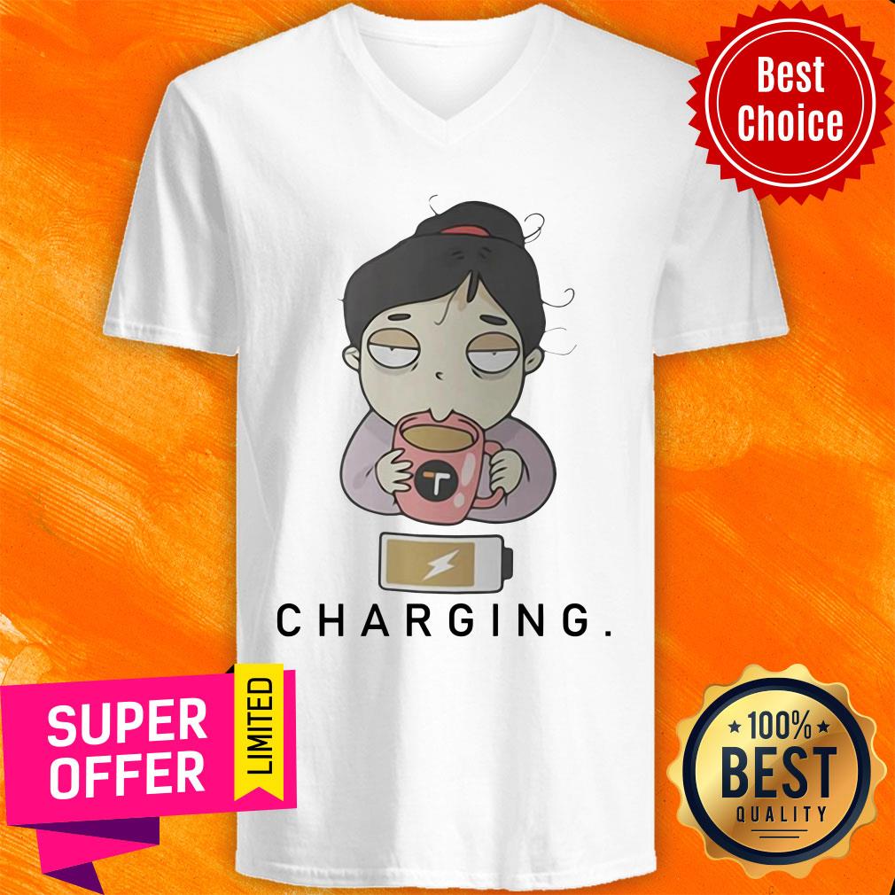 Nice Coffee Charge Female Sublimation Shirt - Image 5