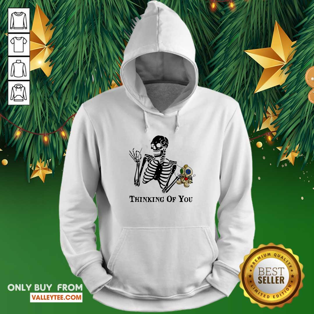 Skeleton Thinking Of You Shirt - Image 2