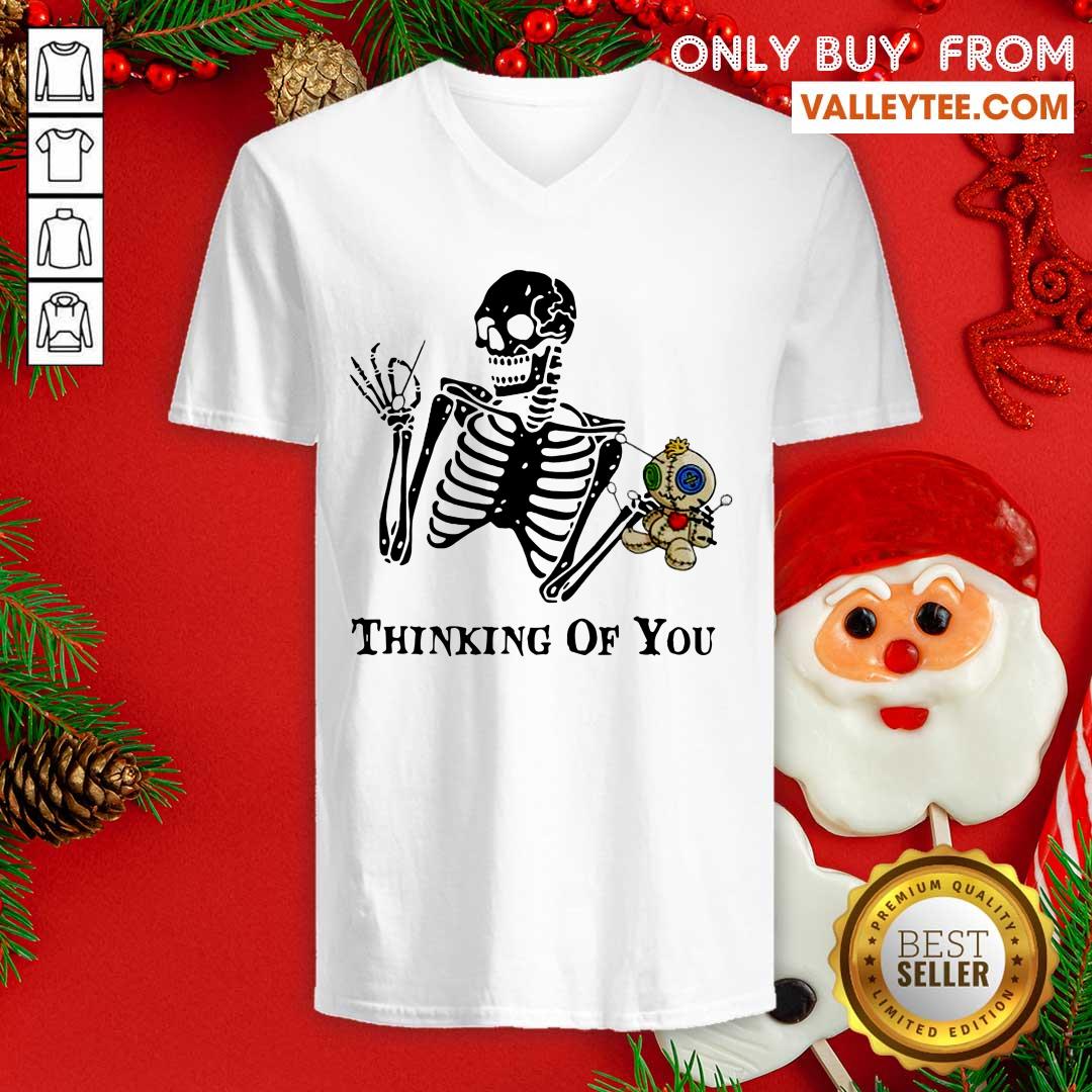 Skeleton Thinking Of You Shirt - Image 3