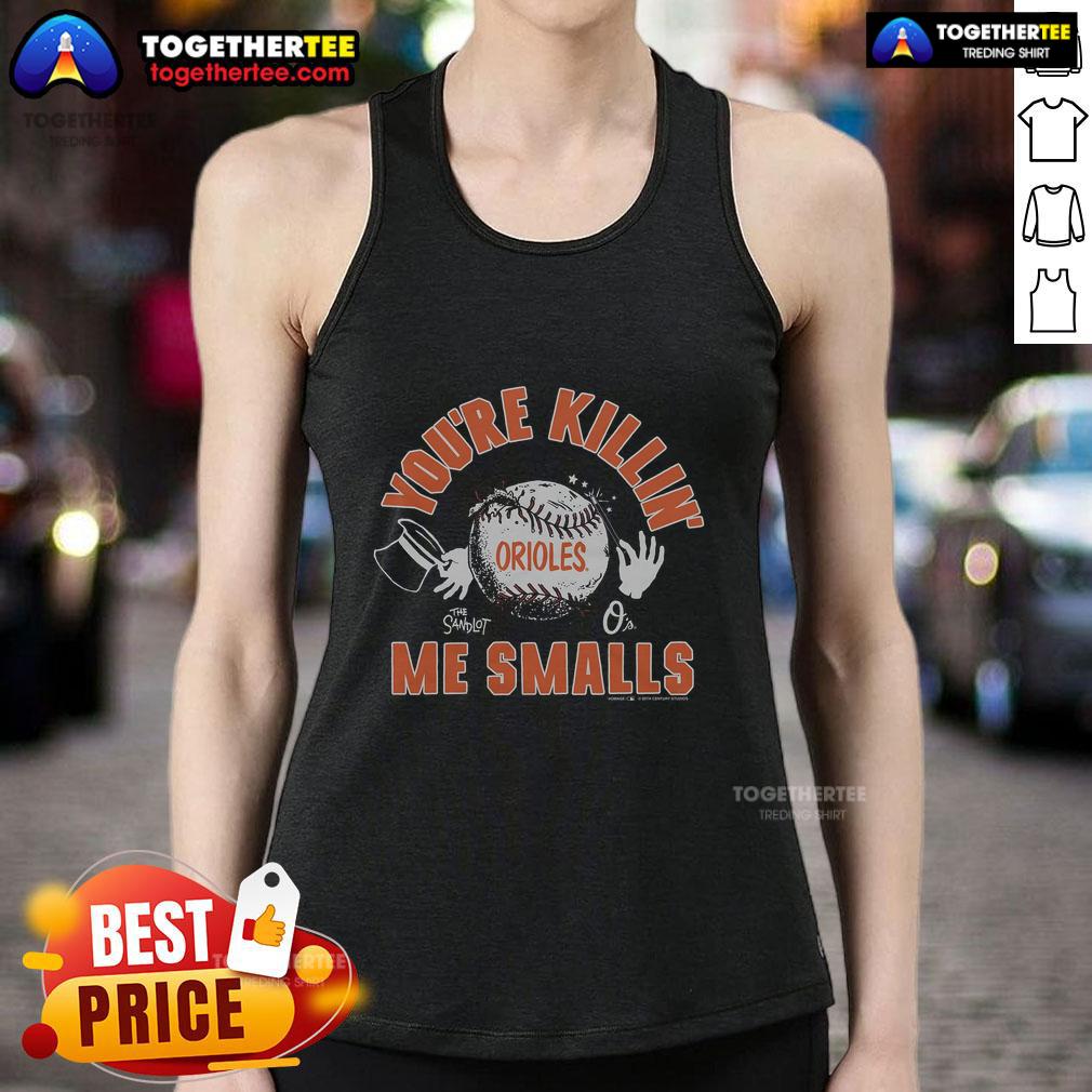 Official The Sandlot X Baltimore Orioles You're Killin' Me Smalls T-Shirt - Image 4