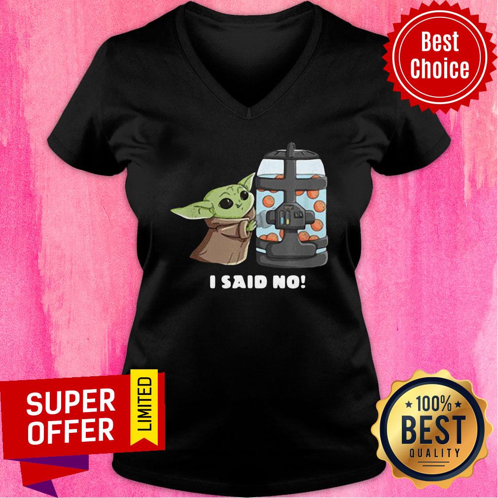 Official The Mandalorian The Child I Said No Egg Container Shirt - Image 3