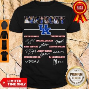 Good Kentucky University Players Signatures Shirt