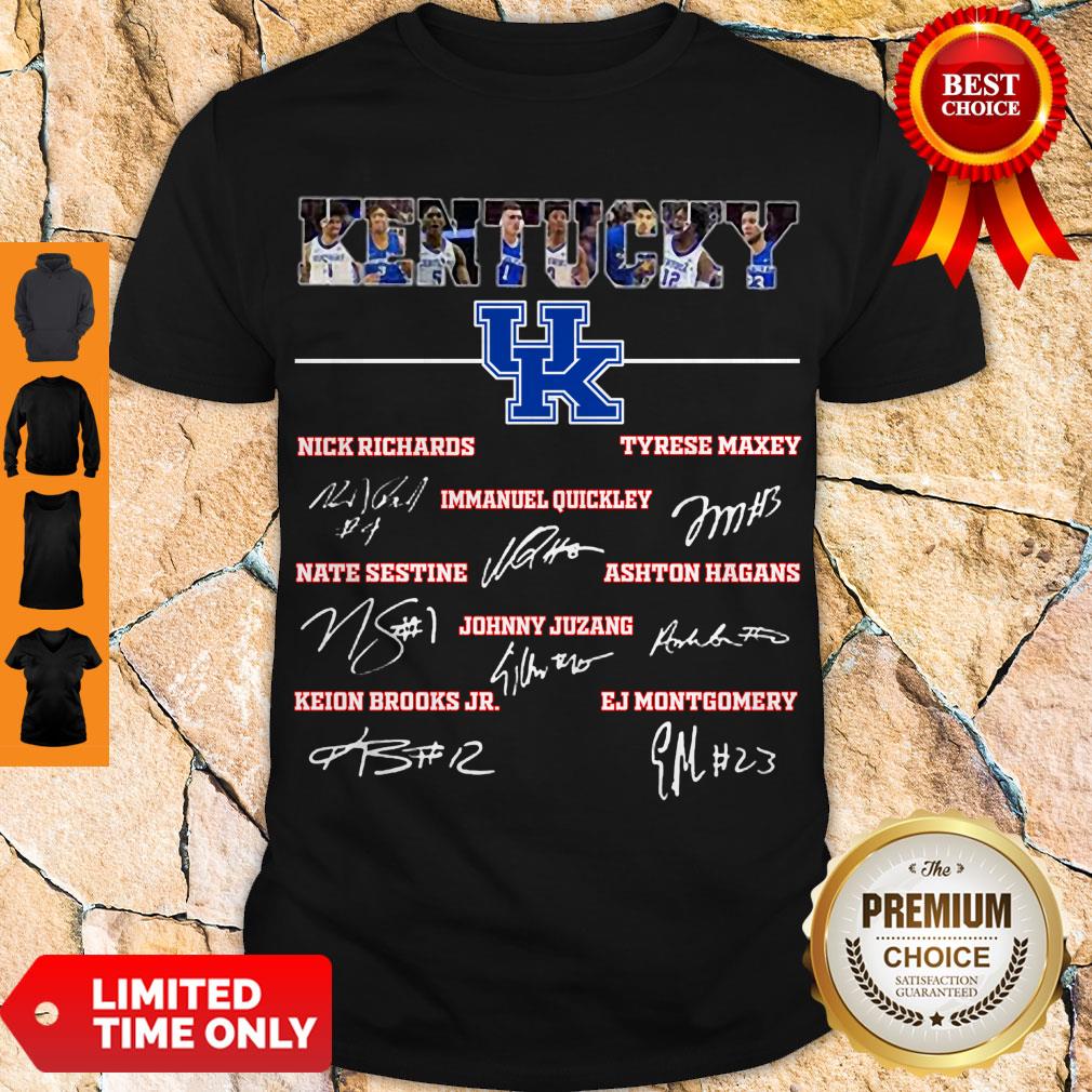 Good Kentucky University Players Signatures Shirt