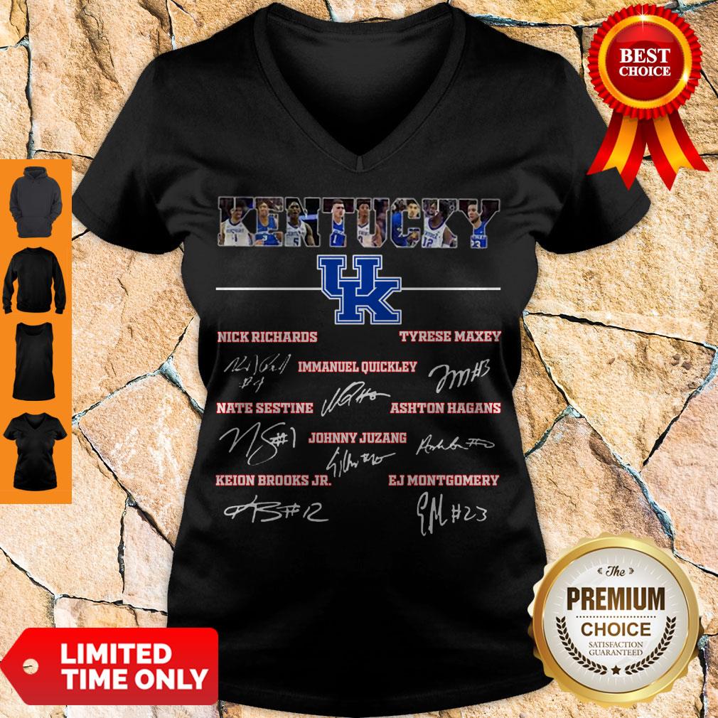 Good Kentucky University Players Signatures Shirt - Image 5