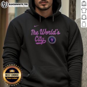 Alternative view of Awesome The World's City New York Mets City Connect T-Shirt