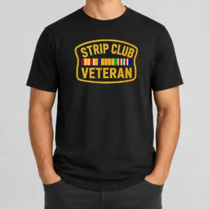 Awesome Hot Strip Club Veteran Logo Shirt