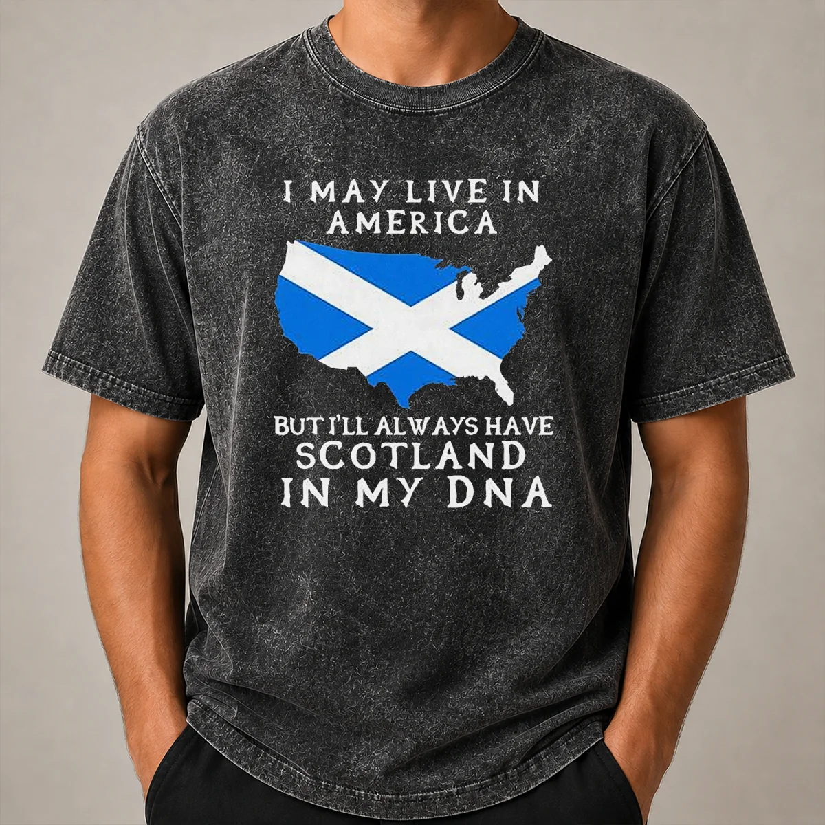 Top Scottish Heritage Apparel I May Live In America But I Will Always Have Scotland In My DNA Shirt - Image 8