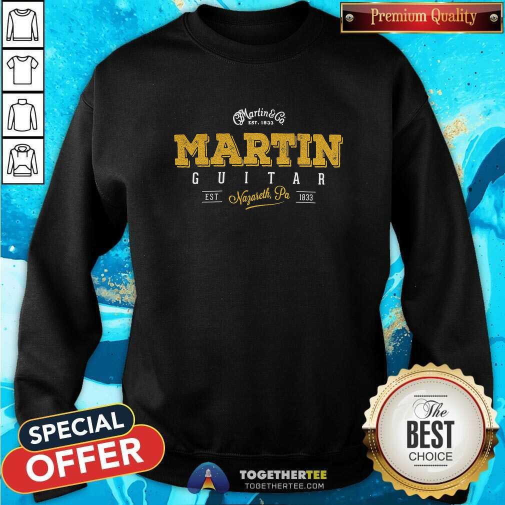 Premium Martin & Go Martin Guitar Est 1883 Martin Nazareth T-Shirt - Image 5