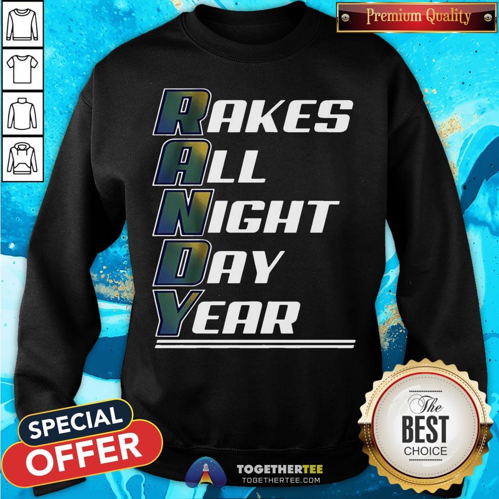 Randy Arozarena Rakes All Night Day Year T-Shirt - Image 4