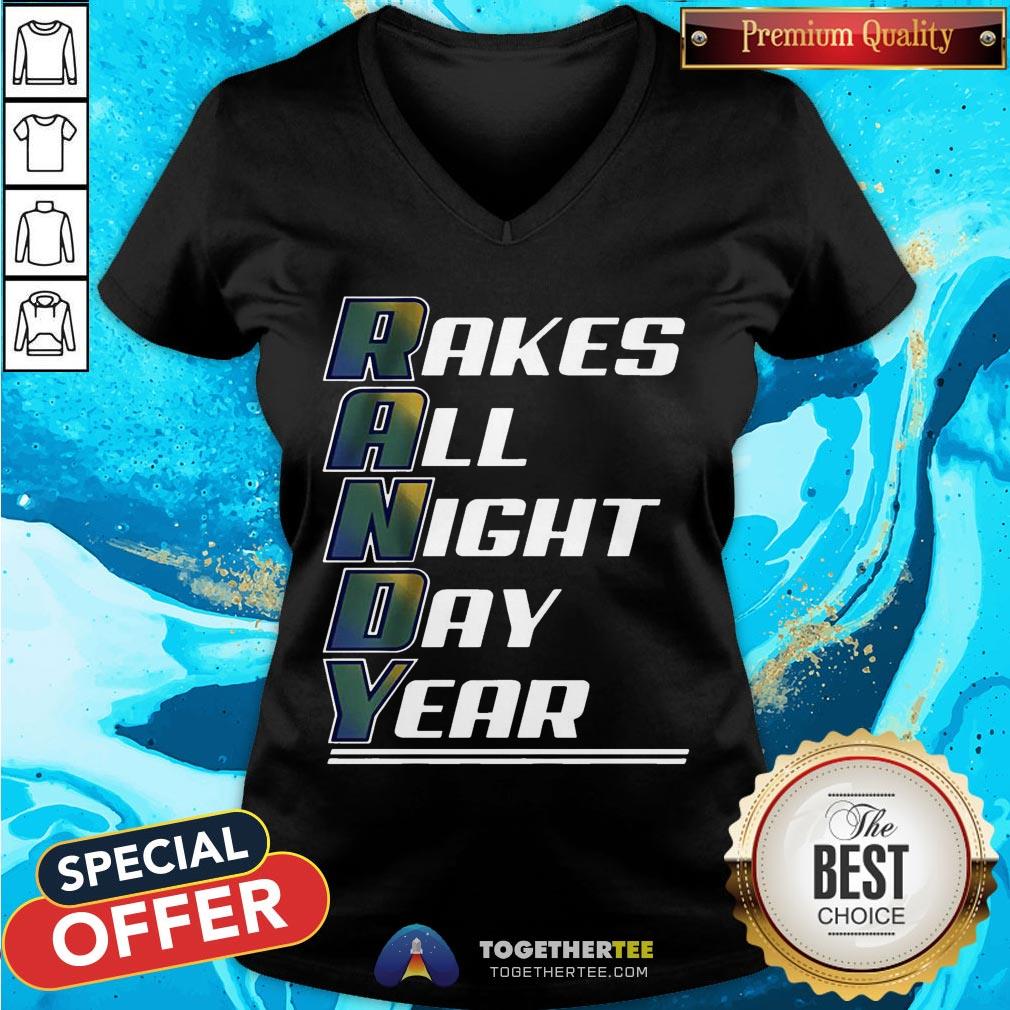 Randy Arozarena Rakes All Night Day Year T-Shirt - Image 2