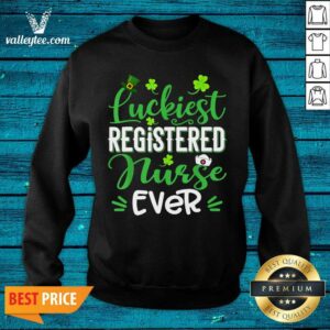 Alternative view of Wicked Luckiest Registered Nurse Ever St Patricks Day Shirt