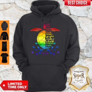 Alternative view of Colorful Smile Often, Think Positively, Give Thanks, Laugh Loudly, Love Others, Dream Big Turtle Ocean Shirt