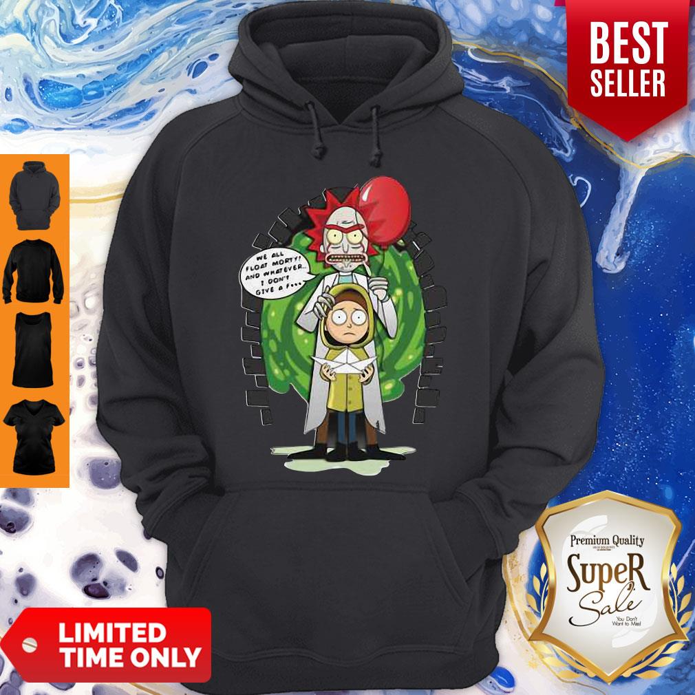 Rick And Morty We All Float Morty And Whatever I Don’T Give A Fuck Coronavirus Shirt - Image 2