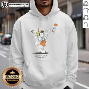 Alternative view of Official Someday I'll Be A Real Boy Disney Mickey Mouse T-Shirt