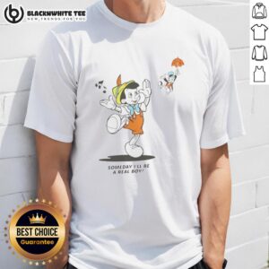 Official Someday I'll Be A Real Boy Disney Mickey Mouse T-Shirt
