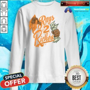 Alternative view of Colorful Rags To Riches Air Jordan Retro 11 Shirt