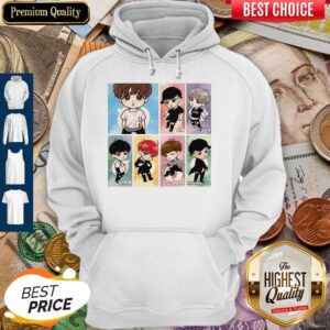 Alternative view of Official BTS New Cartoon Shirt
