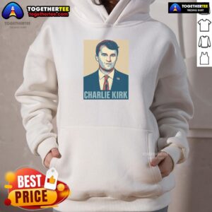 Alternative view of Hot Charlie Kirk Poster T-Shirt