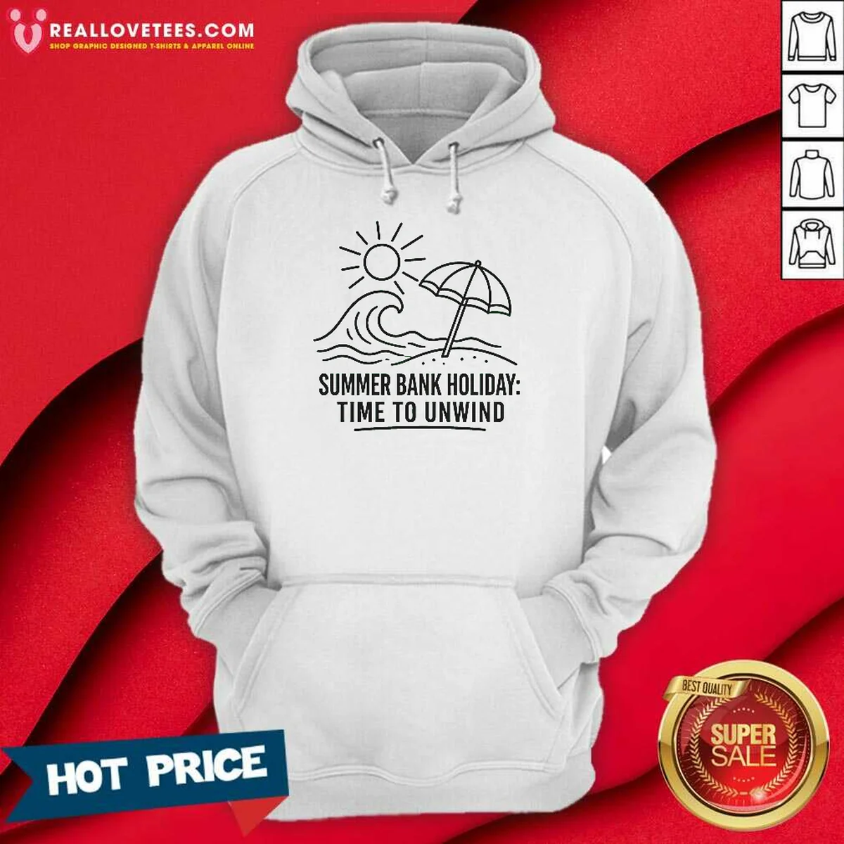 Funny Summer Bank Holiday Relaxation Line Art Shirt - Image 3