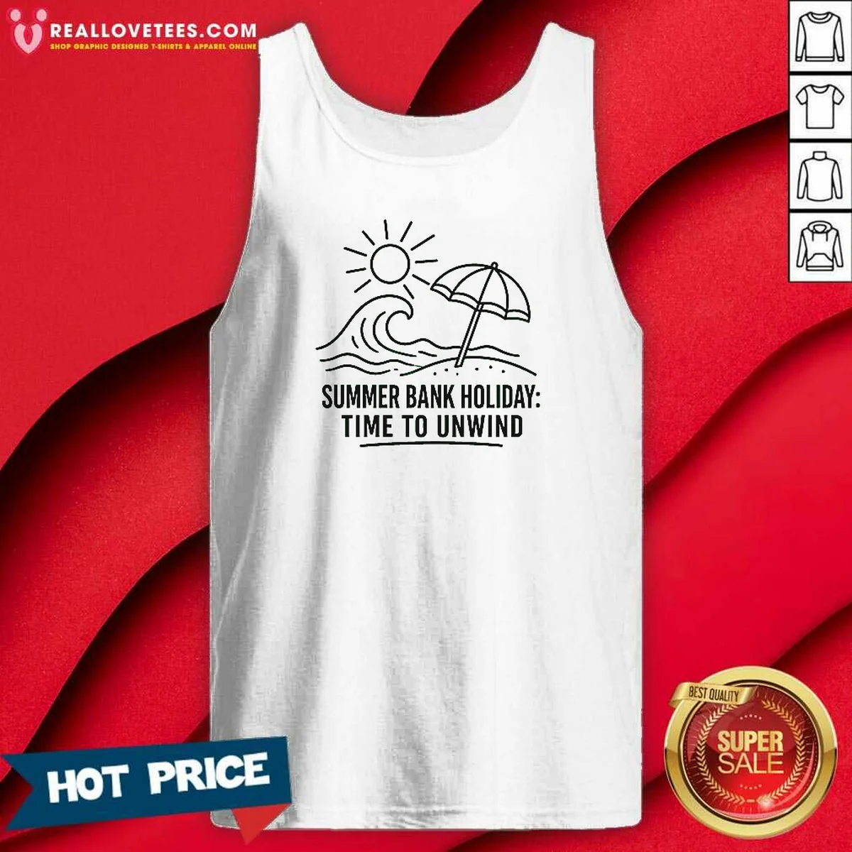 Funny Summer Bank Holiday Relaxation Line Art Shirt - Image 5
