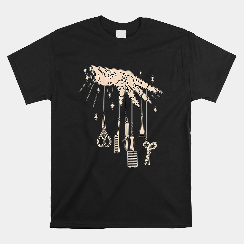 Hairstylist Tattooed Hairdresser Work Hair Salon Shirt - Image 4