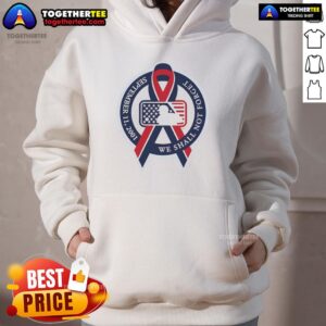 Alternative view of Top We Shall Not Forget September 11 2001 MLB Cancer Logo T-Shirt