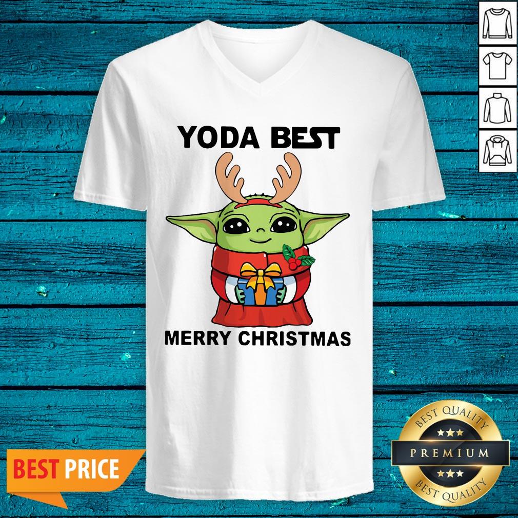 Yoda Reindeer Best Merry Christmas Shirt - Image 4